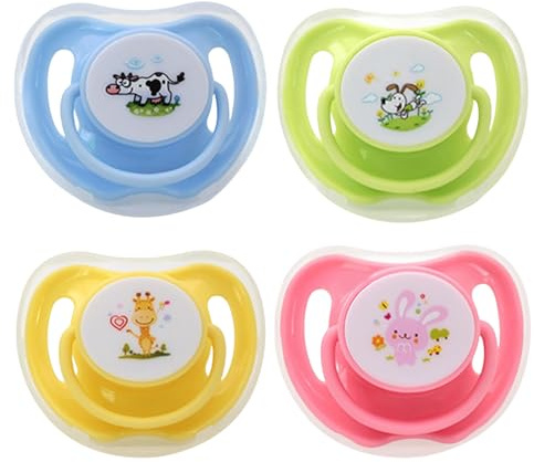 Générique Tétine pour Chaton Allaitement | Tétine Allaitement Chiot et Animal de Compagnie,4 Tétines en Silicone en Forme De Papillon avec Couvercle pour Apaiser Mastication Et Dentition
