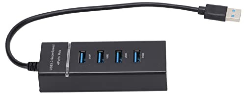 Qudinip Usb Port Expander 4 Port Ultra Slim Hub för Snabb Dataöverföring 5 Gbps Lämplig för Bärbara Datorer och Spelkonsoler ABS-material