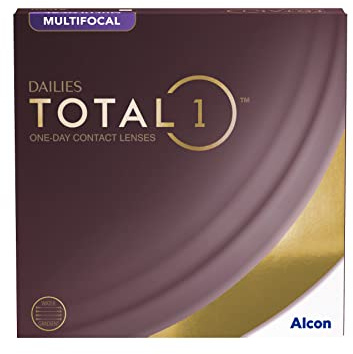 Dailies Total 1 Multifocal lentes de contacto diarias | 90 lentes | R 8.5 mm | D 14.1 mm | adición medio | +03.25 dioptrías