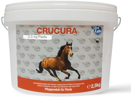 NutriLabs Crucura Gelenk-Paste für Pferde 2,5 kg - mit Bentonit, Kaolin & Galmei - Pferde Gelenkcreme - Creme für Gelenke - Gelenknahrung für Pferde