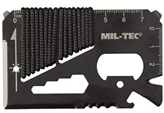 Mil-Tec Kit de survie - 15408102 - Noir - Taille unique