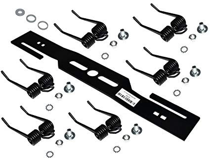 Vertikutier Messer Rasenmähermesser Moosentferner + 6 X gehärtet Doppelfeder