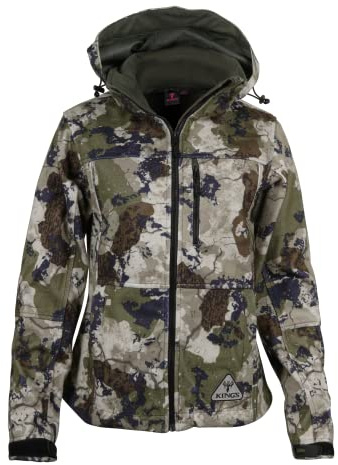 King's Camo Women's Standard Hunter Wind-Defender Jacket, XK7, Large