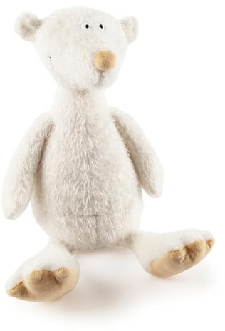 sigikid 43323 Beasts av gosedjur med personlighet plyschdjur, ecru/björn
