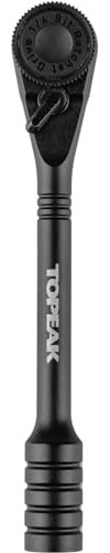 Topeak Ratchet Toolbar Werkzeug aus Aluminium in der Farbe Schwarz, Gewicht: 15,5 g Maße: 9,3x1,5x1 cm, 15410097