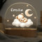 Geschenk zur Geburt Mädchen - Nachtlicht Kinder dimmbar - Nachtlampe personalisiert Bär - Sinnvolle Geschenke zur Geburt - Personalisierte Lampe Kinder - Nachtlicht Baby - Babygeschenke zur Geburt
