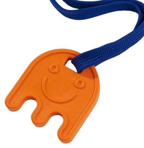 Sensory Direct Chewbuddy Tuff Ghost & Lanyard – Lot de 1, jouet sensoriel pour un Fidget, une aide à mâcher ou à faire ses dents | Pour enfants, adultes, autismes, TDAH, TDAH, SPD, moteur buccal ou