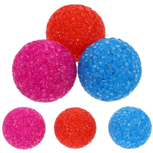 Luxshiny Balle Interactive pour Chat avec Clochette Stimulante en Plastique 5 Cm Lot De 6 Pièces Jeu d'exercice pour Chatons Et Chats D'intérieur