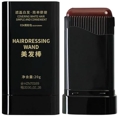 GkgWuxf Stick De Teinture Capillaire Imperméable Bâton De Coloration Instantanée Avec Peigne Intégré Peigne De Teinture De Cheveux Blancs Pas Facile À S'estomper, Pour Hommes Et Femmes Pour Les Cheve