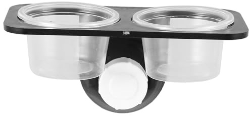 SWETRACE Bol de Nourriture pour Reptiles Ventouse en Plastique, Gamelle Pratique pour Geckos et Myriapodes, pour Terrariums en Verre et Acrylique