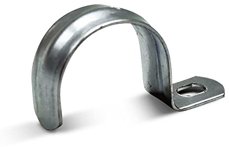 DOJA Industrial | Pinze a Clip Tubi | Diametro 26 mm | 25 Pezzi | Forma a S | Morsetto di Collegamento Anello | Anello Tubo Morsetto | Fascetta per Tubi | Multifunzione: Passacavi, Tubo Acqua, Gas...