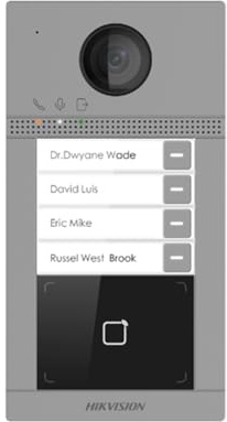 Hikvision DS-KV8413-WME1, professionell objektsäkerhet, senaste generationens intercom videointercom dörrklocka