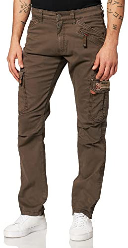 Timezone Herren Regular Rogertz Freizeithose, Earth Grey, 30W / 32L EU