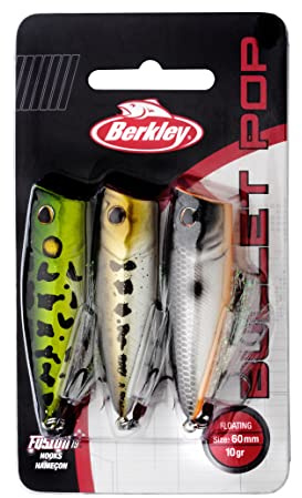 Berkley Unisex Adult Bullet Pop Hard Bait Assorted, 60 mm