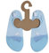 Slipstop Zapatillas de baño para niños, diseño de gatos divertidos, multicolor, Alaska, 18/20 EU