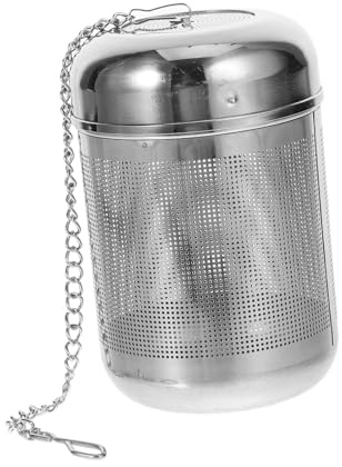 EPIGEIST Infusor de Té de Acero Inoxidable Cadena, Filtro Reutilizable para Especias y Hojas de Té, Fácil de Limpiar, Adecuado para Marinar Carnes y Hot Pot