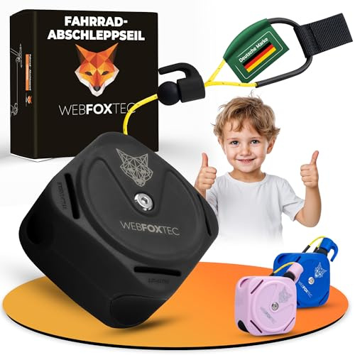 Fahrrad Abschleppseil Kinder - Universal Kinder Fahrrad Abschleppseil - 2,4m Schleppseil für alle Fahrräder - Zugseil Kinderfahrrad - Follow me Fahrradseil zum Abschleppen Kind - Ziehhilfe Seilzug