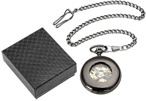 Vintage fickur för män, mensfickur Vintage fickur | Wind Up Pocketwatch med kedja för fäder, klassiska tidsmycken