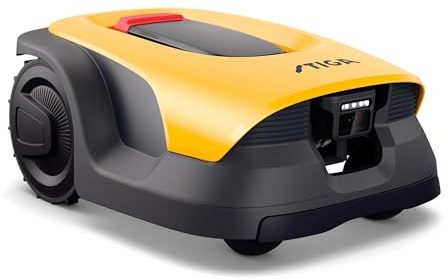 STIGA A 8v a Robot tagliaerba, 25,2 V, 18 cm – Telecamera AI Integrata, App STIGA.GO, Taglio Organizzato – Prati fino a 800 m², Pendenza 45%
