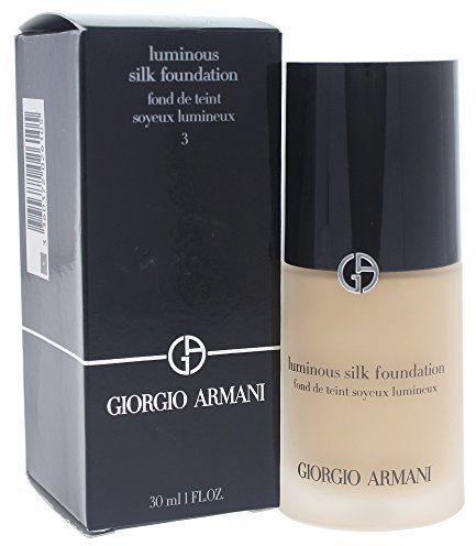 Giorgio Armani Luminous Silk Foundation, No. 3 Light/Warm, 1 Ounce