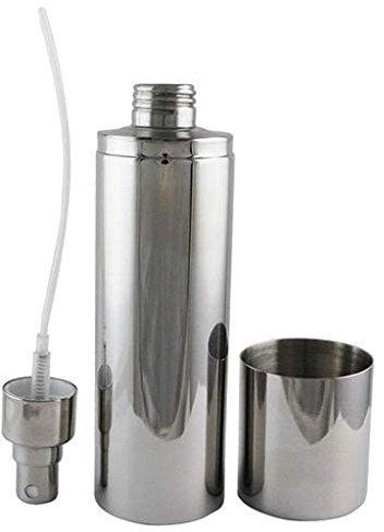 Tubayia 250 ml Acero Inoxidable Vinagre Aceitera Botella Pulverizador Aceitera Vinagrera Pulverizador para Cocina