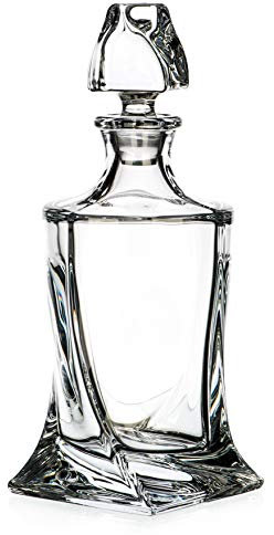 Quadro Whisky Spirit Decanter Made from Premium Lead Free Crystal 850ml