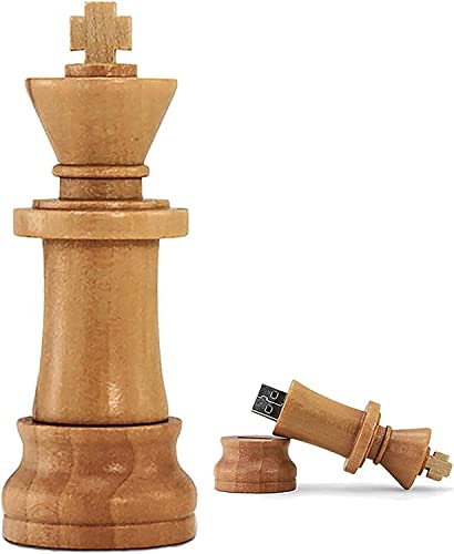 ChiveTta - Colgante USB 3.0, madera, 32, 64, 128 y 256 GB, memoria flash A03 (128 GB)