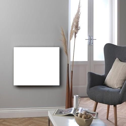 Radiateur infrarouge panneau avec thermostat d'ambiance programmation hebdomadaire, chauffage infrarouge programmable