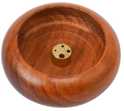 Lahviuu Porte Encens,1 pcs Support Encensoir Bruleur Encens avec 4 Trous Brûleur d'encens,Porte-Encens pour Maison Bureau Salle Yoga