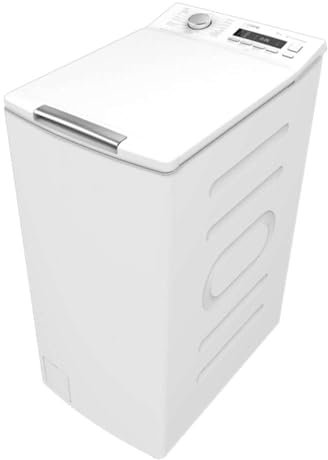 Cecotec Lave-linge à Chargement Supérieur 8Kg Bolero DressCode Top Max 80 Inverter A, 1900W, 1300rpm, 16 Programmes, Basse Consommation, Moteur Inverter Plus, Nettoyage Vapeur, DelayStart