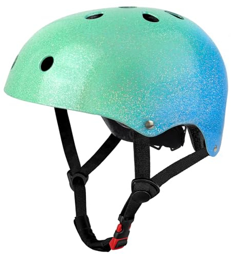 LeapBeast skateboardhjälm, cykelhjälm, ventilation | säkerhet | lätt | skateboarding hjälm för cykel, skateboard, skoter, BMX, barn vuxna