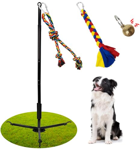SYOOY Tether Outdoor Dog Toy,Interactive Exercise Game in Yard Park