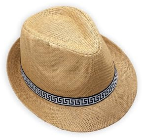 Sombrero Fedora Estilo Panamá, Borsalino con Cinta Decorativa, Sombrero Moderno de Verano, Casual.