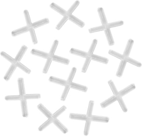 Gadpiparty 1000pcs Cross Shaped Tile Spacers for Precise Positioning Thickness Grout Tools for Ceramic Marble and Granite Tiling Projects Lightweight and Easy to Use