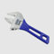 Vogueing Tool Adjustable Spanner 4 115MM Lightweight Wrench Compact Soft Grip Wide Jaw Hand Tool Blue Short (Jaw Width Capacity:24MM)