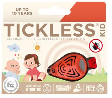 Tickless Kid Zeckenschutz für Kinder - Orange