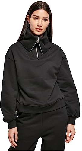 Urban Classics Troyer Girocollo Oversize da Donna Maglia di Tuta, Nero, XS