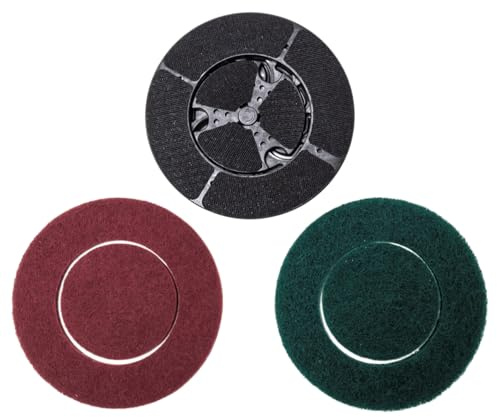 Batavia Twin Brush scrubbing Pads Set - Twin Brush Accessory for DIY Professionals and Home use