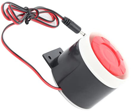 Alarmhupe, 110 DB Laut, Kabelgebundenes Mini-Haussicherheitssystem, Soundsystem für den Hausschutz, Hochwertiges Kunststoff- und Metallmaterial