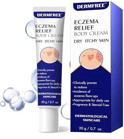 20g Eczema Crema,Crema Cura Per Pelle Secca E Sensibile,Allevia efficacemente il prurito, Rafforza La Barriera Della Pelle
