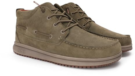 PITAS | TIMOR SUEDE | Botas Hombre Casual | Botín Serraje | Bota Urbana de Caña Baja | Mocasines | Náuticos de Invierno | Zapatillas Casual | Zapatos sin Cordones | Calzado Walkinpitas