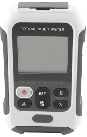 Fasizi Optical Power Meter, Red Light All-in-one Machine, High-precision Three Four in One Red Fiber Pen, Mini Optical Attenuation Tester 850-1650nm -50~+26dBm