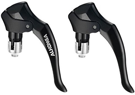 Alhonga HJ-R265A Bremshebel für Triathlonrad, Zeitfahrrad, Fixie, Eingang-Fahrrad, HJ-R265A, Schwarz