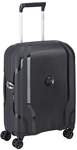 DELSEY Paris - Clavel - Schmaler, starrer Kabinenkoffer - 55x40x20 cm - 35 Liter - XS - Schwarz