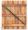 True Latch 6' Telescopic Gate Brace - Wood Privacy Fence Anti Sag Gate Kit - Gate Hardware Kit for Outdoor Wooden Fence Gates, 1 Patented USA Made Brace (6' Telescopic (40 - 74), Black)