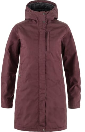 Fjällräven Damen Kiruna Padded Parka, Port, XXL