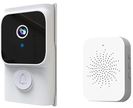 Dörrtelefon. Visuell dörrklocka med Wi-Fi och låg förbrukning, Full applikation, Night Vision, PIR, Molnlagring Videodörrtelefon