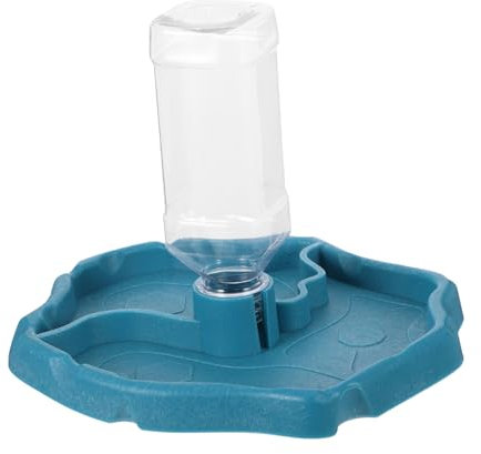 Toyvian Schildkröten Wasserspender Mit Automatischem Nachfüllsystem Futternapf Für Reptilien Wie Landschildkröten Und Eidechsen Platzsparendes Wassernapf-System Für Terrarien