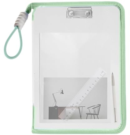 Tktouci Funda Para Libros Con Cremallera,Estuche Cremallera Para Cubiertas | Organizador Para Documentos Cuadernos Material Escolar Adultos Niños Profesores Viaje