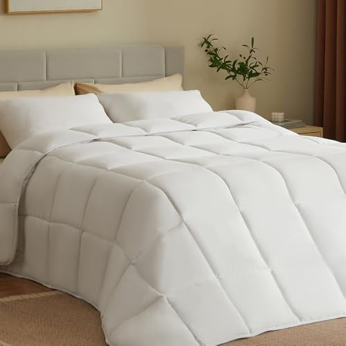 CASABEL Couette 220x240 cm Toutes Saisons, 300 GSM Microfibre Douce et Respirante, Thermorégulatrice, Lavable, pour Lit 2 Personnes